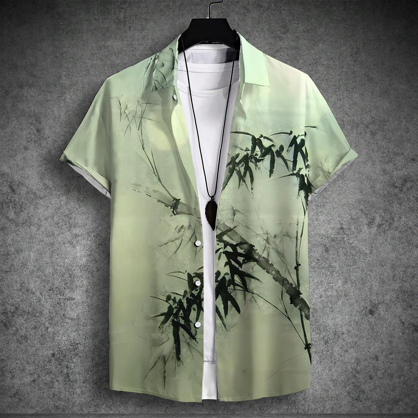 Design Trend 3D Digital Printing Men's Shirt