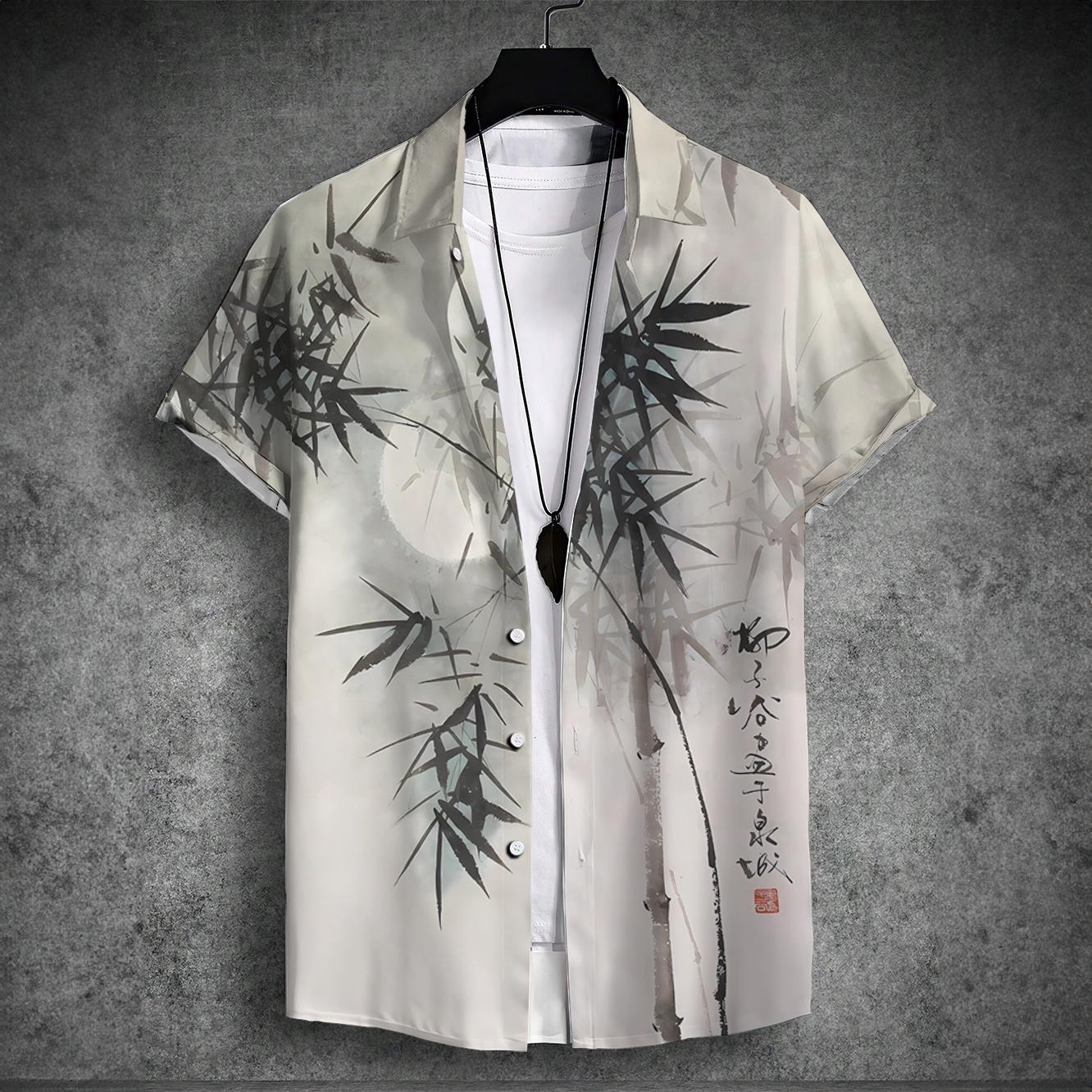 Design Trend 3D Digital Printing Men's Shirt