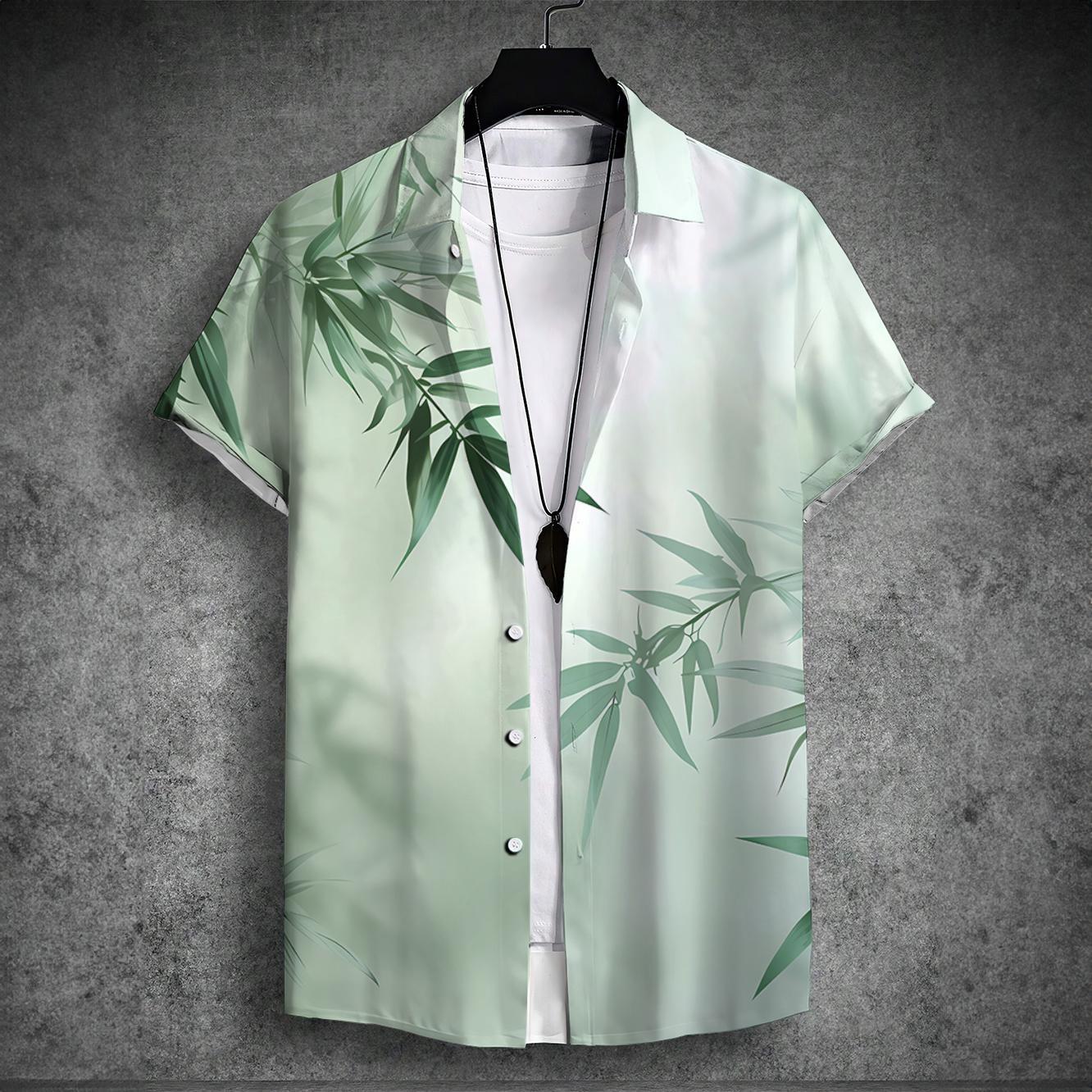 Design Trend 3D Digital Printing Men's Shirt