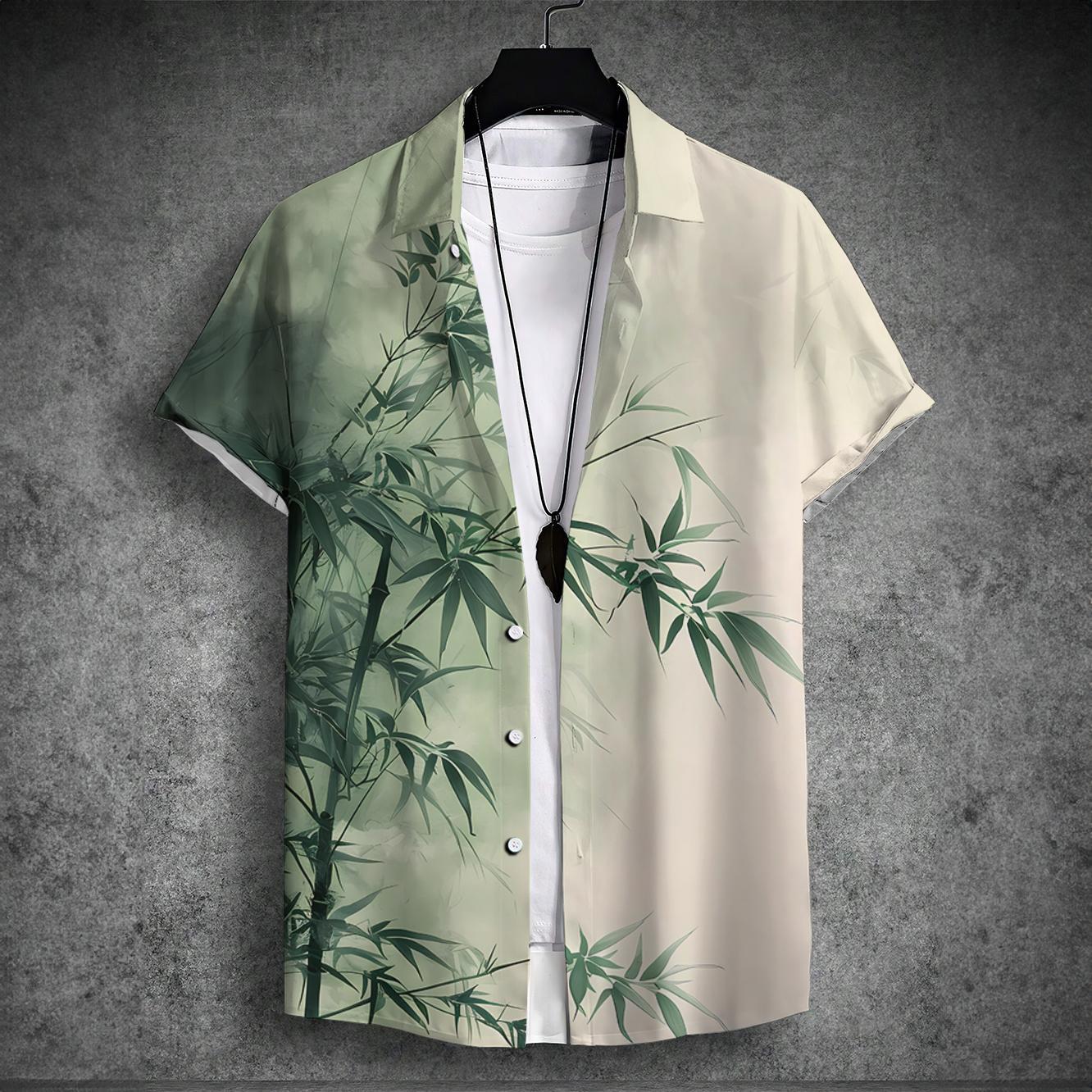 Design Trend 3D Digital Printing Men's Shirt