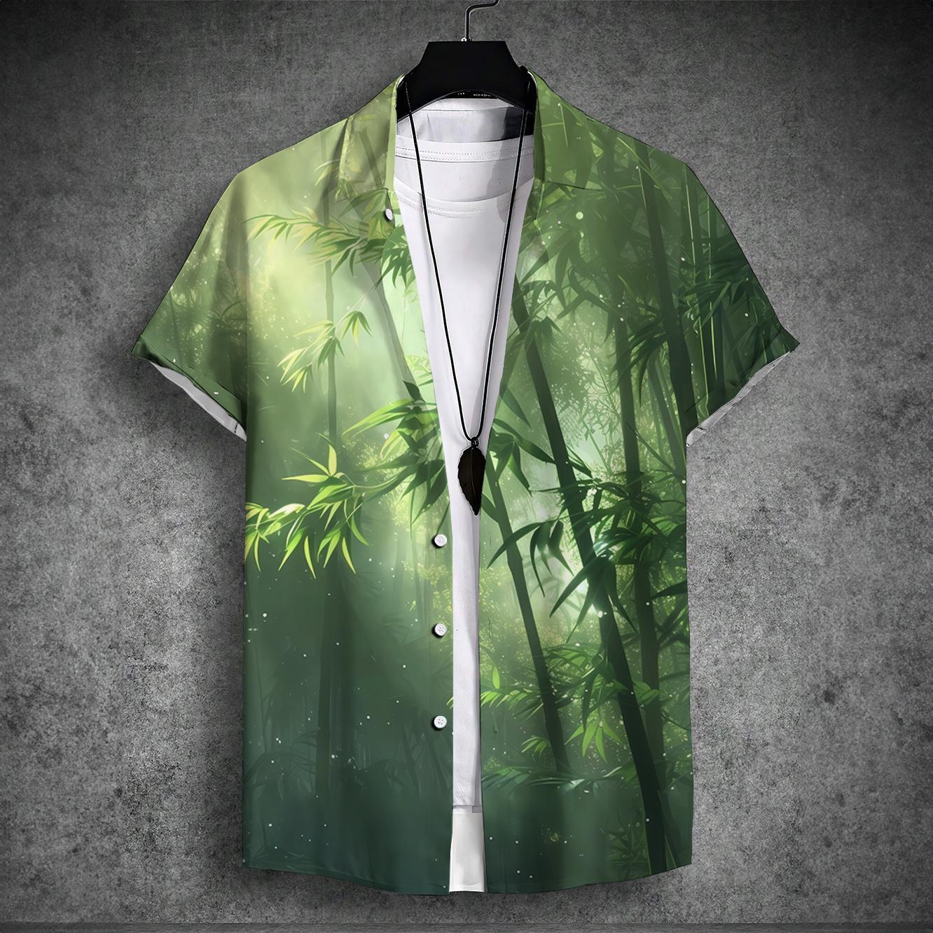 Design Trend 3D Digital Printing Men's Shirt